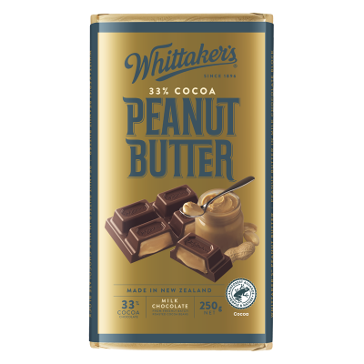 Whittakers Chocolate Block Peanut Butter 250g